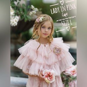 Dollcake Lady in Pink Cape size L NWT